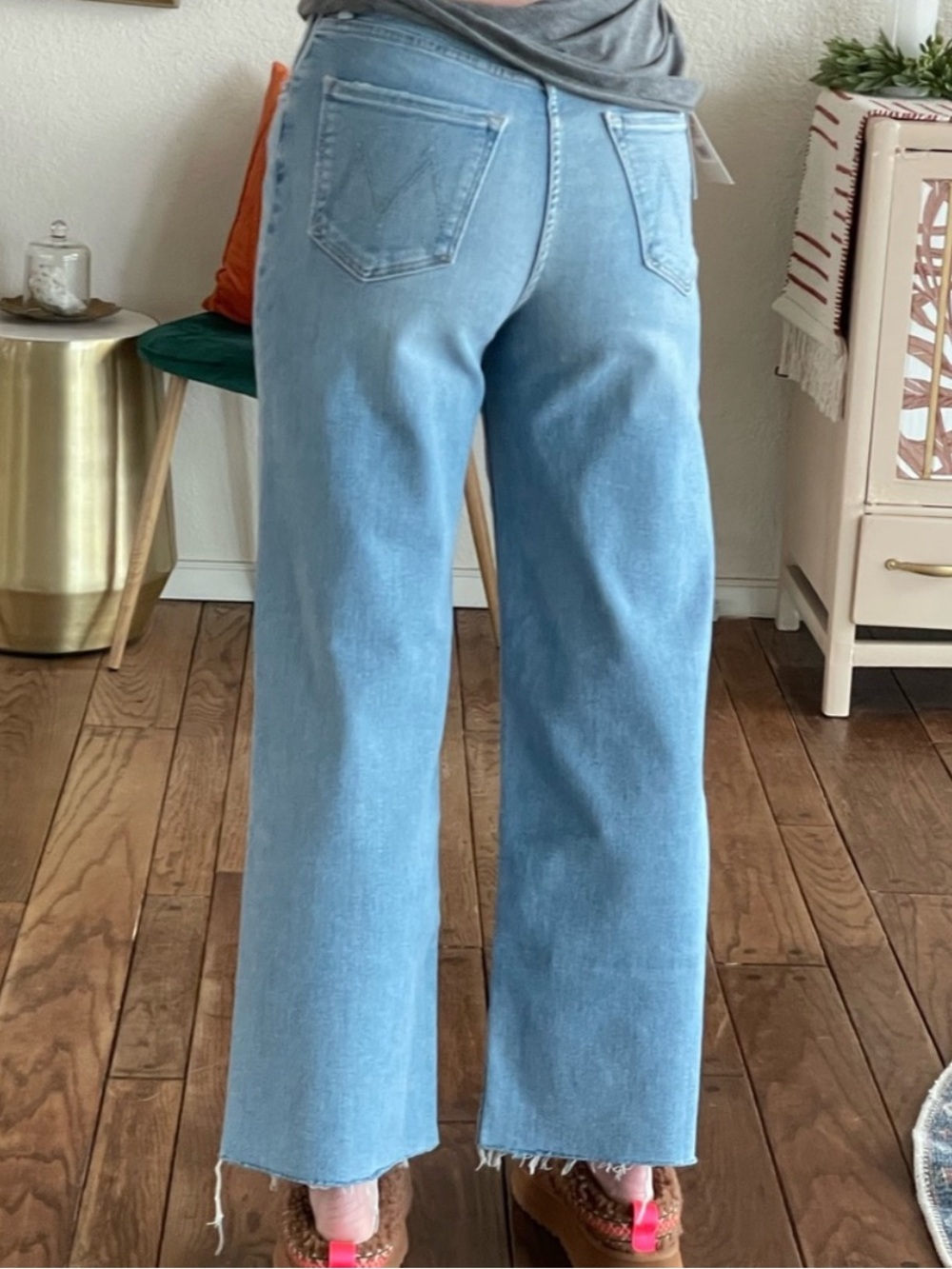 Like New Mother High Waist Spinner Ankle Fray 26 - Picture 3 of 3